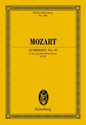 Book cover for Symphony No. 40 G Minor