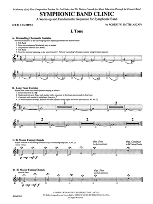 Symphonic Band Clinic: 3rd B-flat Trumpet