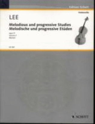 Book cover for Lee - Melodic And Progressive Studies Op 31 Book 2 Cello