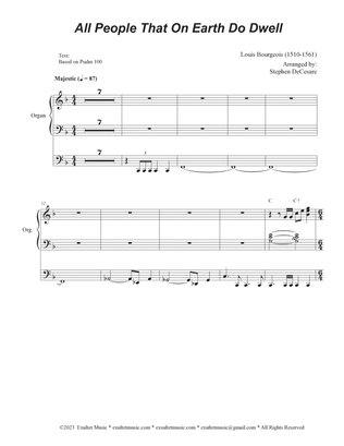 Book cover for All People That On Earth Do Dwell (2-part choir) (Choir/Vocal score)