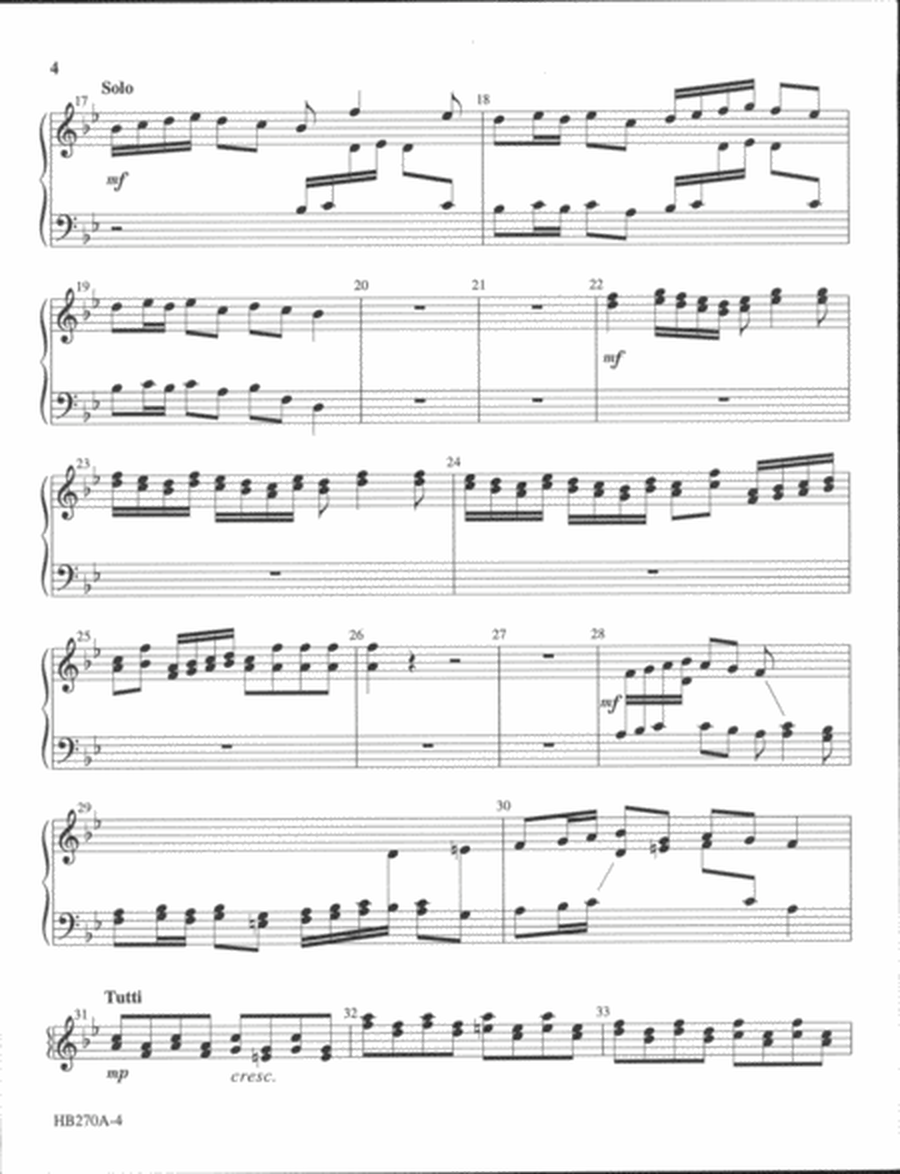 Allegro (Optional Handbell Choir Part) image number null