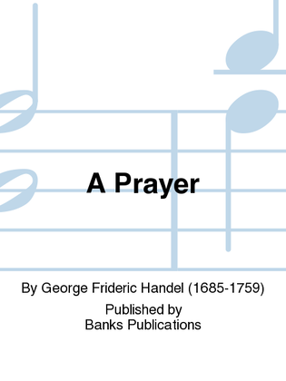 Book cover for A Prayer