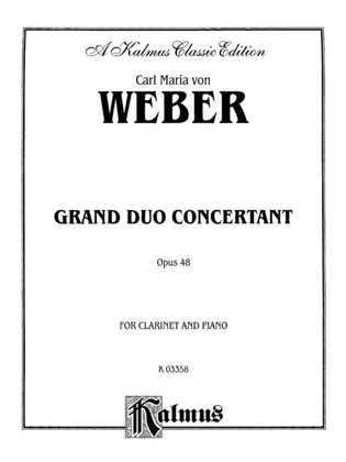 Book cover for Weber: Grand Duo Concertant, Op. 48