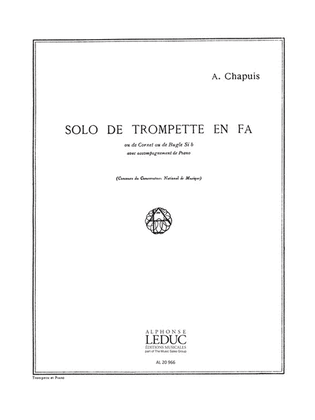 Book cover for Solo (f Or Bb Trpt) (trumpet & Piano)