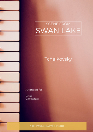 Book cover for SCENE FROM SWAN LAKE - TCHAIKOVSKY - CELLO & CONTRABASS