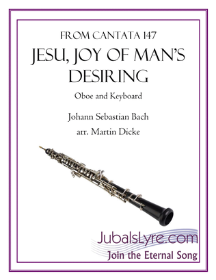 Book cover for Jesu, Joy of Man's Desiring (Oboe and Keyboard)