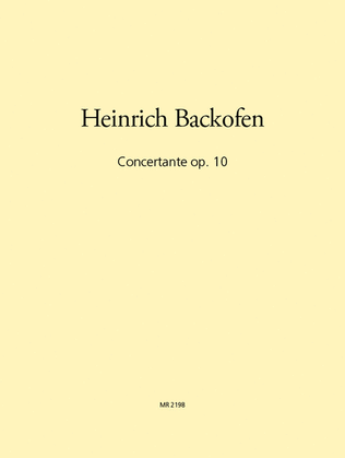 Concertante Op. 10