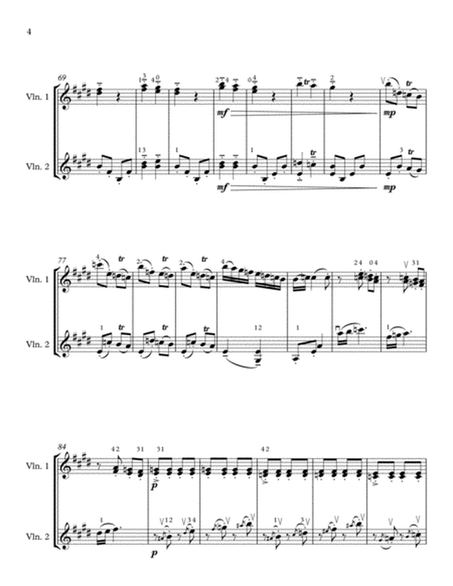 D. Scarlatti Sonata in E K.20 for two violins image number null