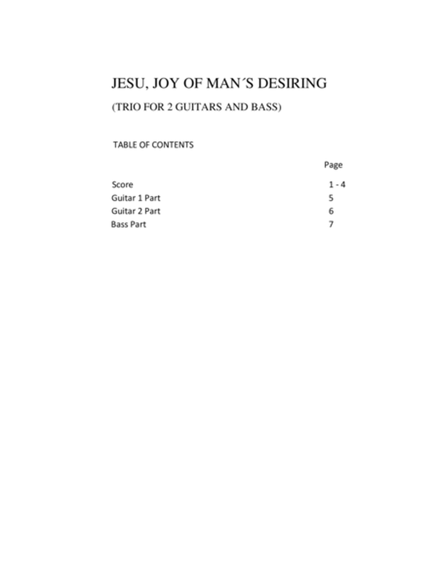 Jesu, Joy Of Man's Desiring image number null