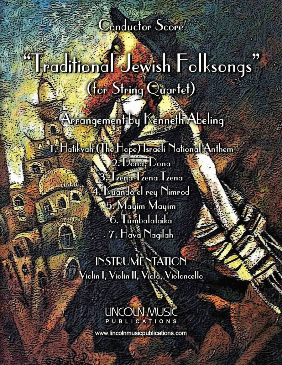 Traditional Jewish Folksongs (for String Quartet) image number null