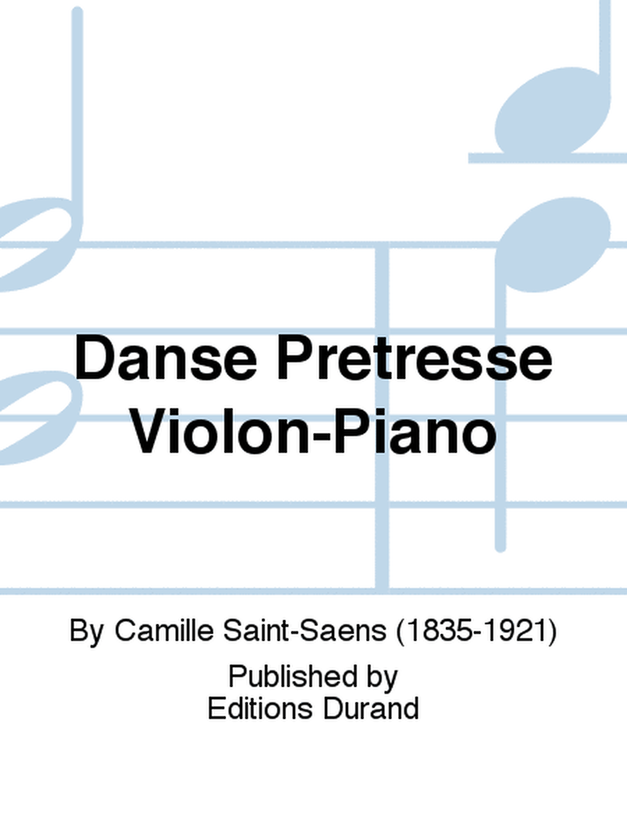 Danse Pretresse Violon-Piano