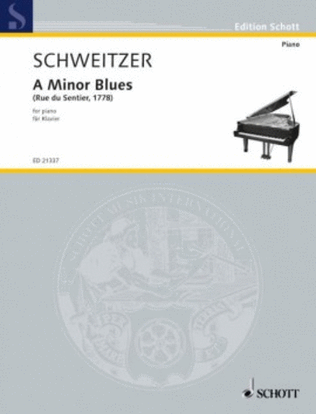 Book cover for A Minor Blues For Piano (rue Du Sentier, 1778)