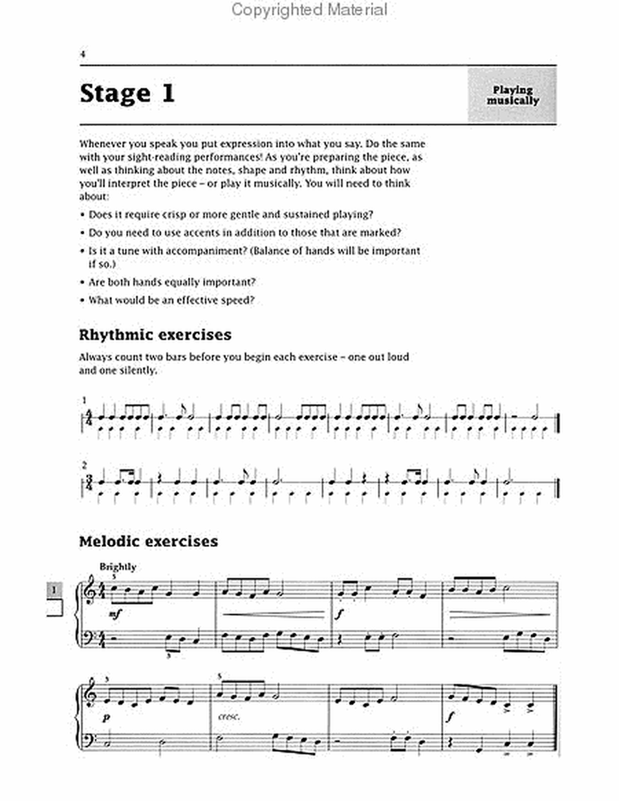 Improve Your Sight-reading! Piano, Level 4