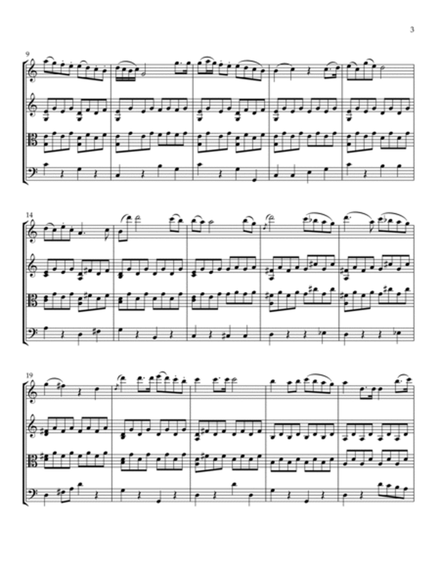 Serenade by Haydn, Op. 3 #5 Andante Cantabile image number null