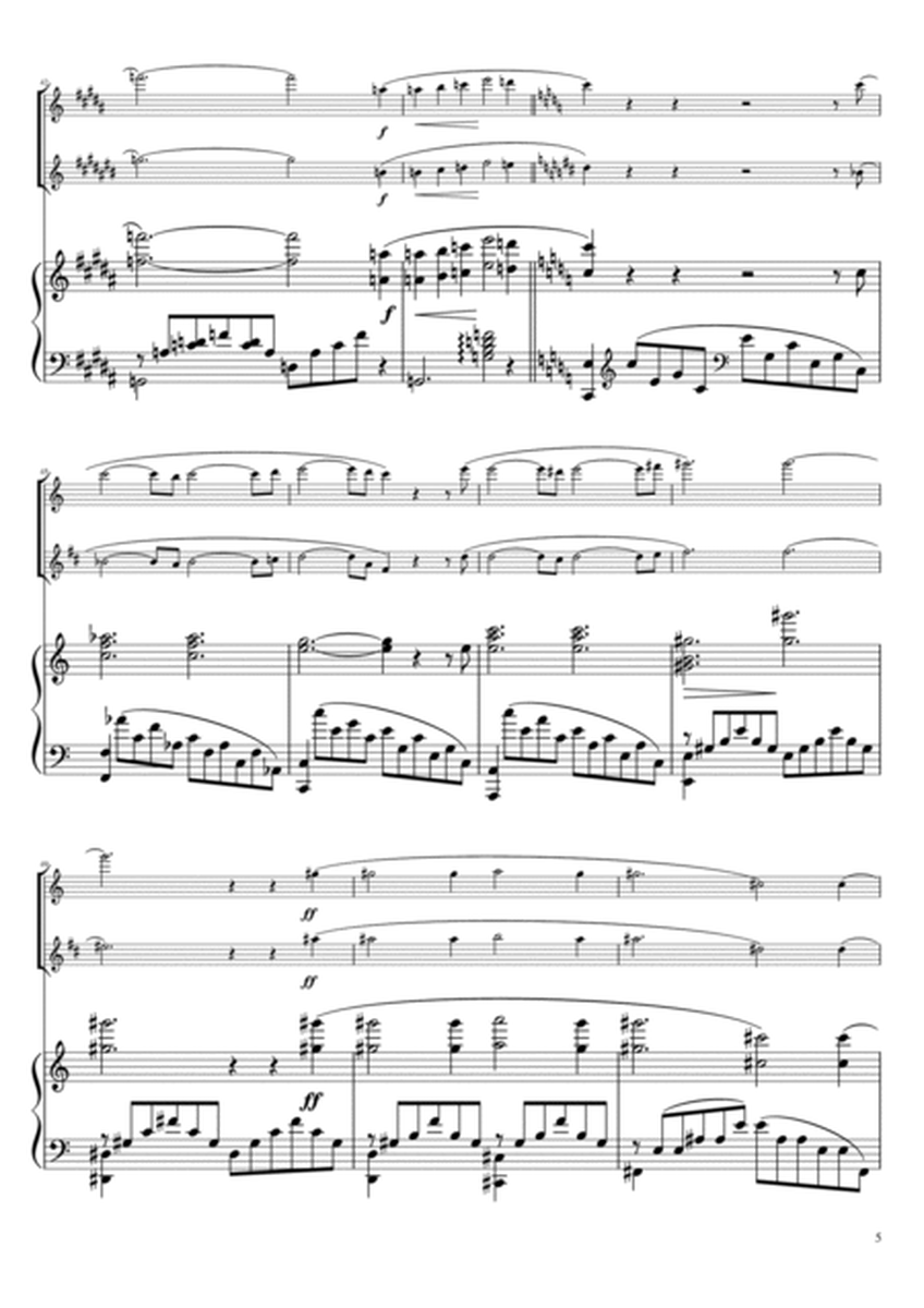 "Liebesträume No. 3" (Asdur) pianotrio / Flute & Clarinet image number null