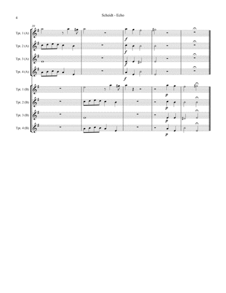 Echo for 8-part Trumpet Ensemble