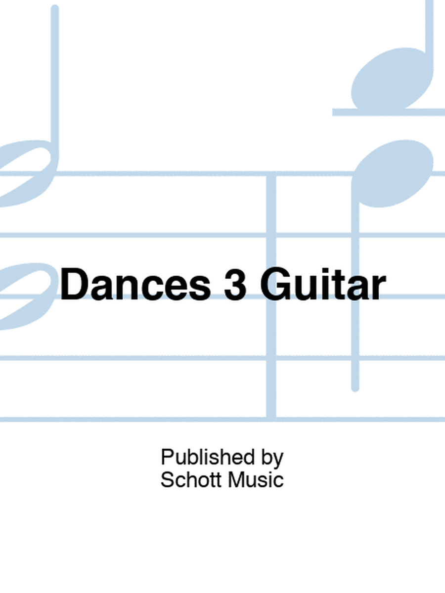 Dowland - 3 Dances For Guitar