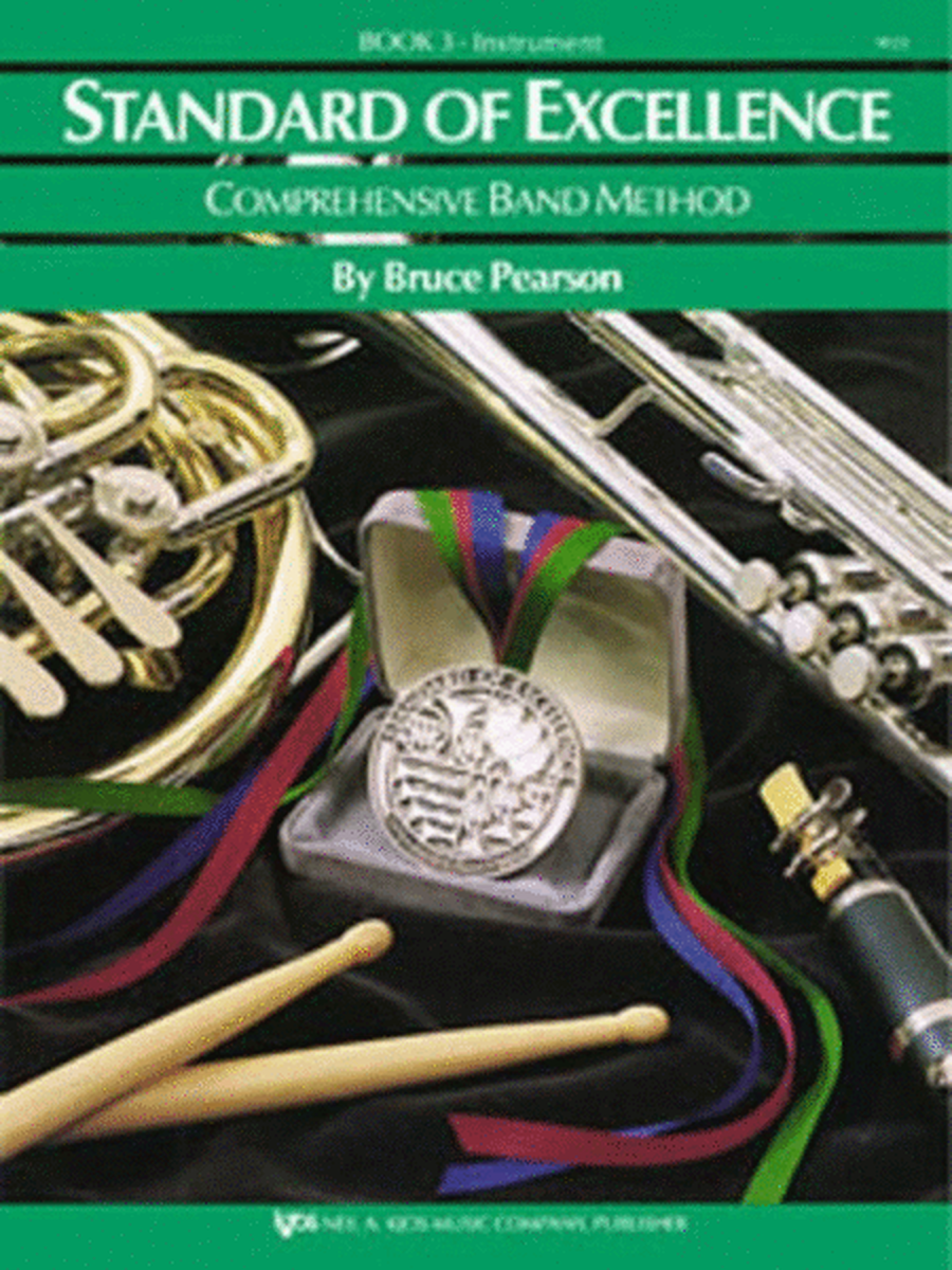Standard Of Excellence Book 3 Baritone Saxophone