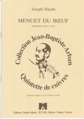 Book cover for Menuet du boeuf