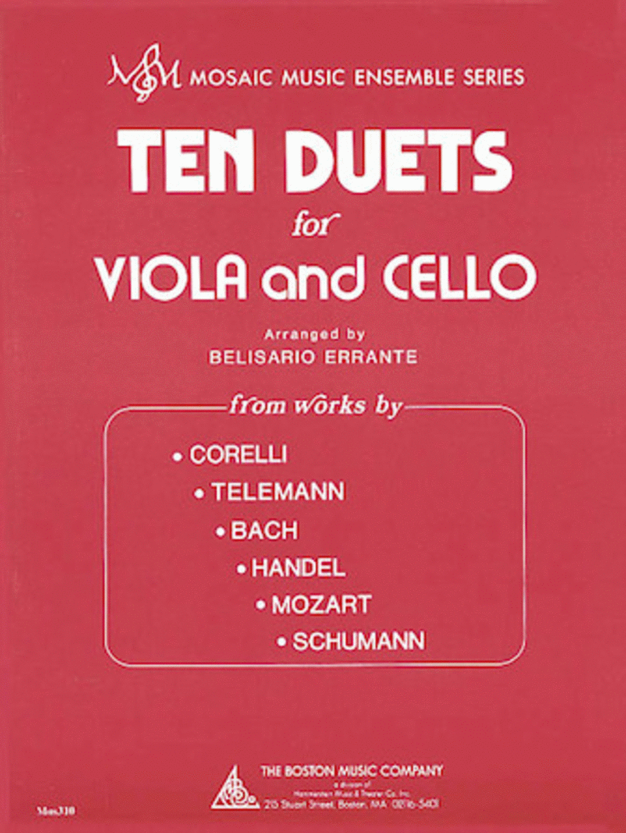 Ten Duets For Viola And Cello