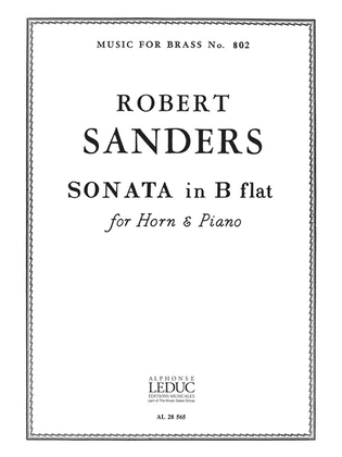 Book cover for Sonata (horn & Piano)