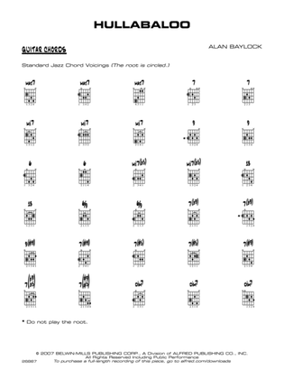 Hullabaloo: Guitar Chords