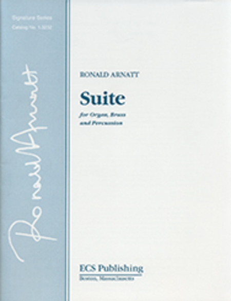 Suite for Organ, Brass and Percussion (Score)