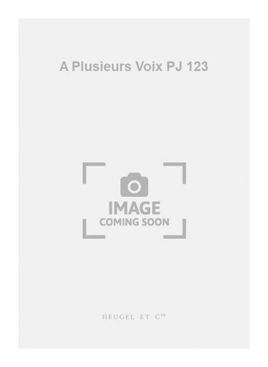 A Plusieurs Voix PJ 123