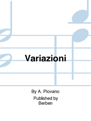 Book cover for Variazioni