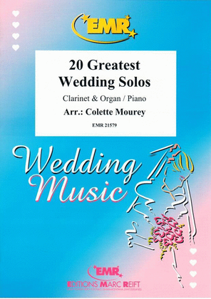 Book cover for 20 Greatest Wedding Solos