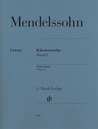 Book cover for Piano Works – Volume I