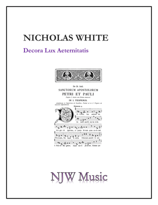 Book cover for Decora Lux Aeternitatis