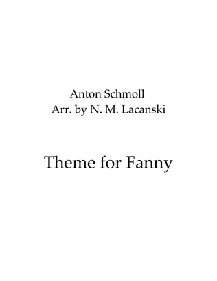 Book cover for Theme for Fanny