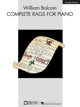 Book cover for William Bolcom – Complete Rags for Piano