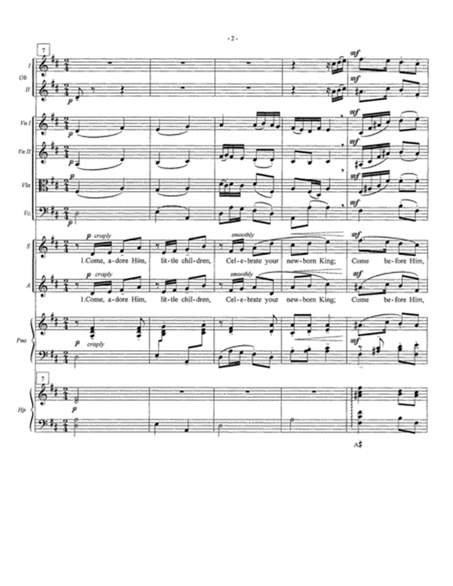 Come, Adore Him (Downloadable Orchestral Score and Parts)