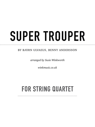 Book cover for Super Trouper