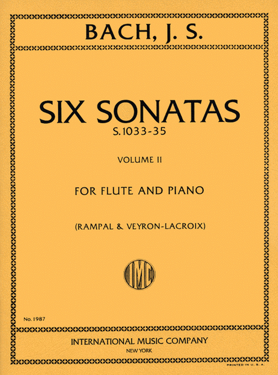 Volume II (C major; E minor; E major) BWV 1033-1035