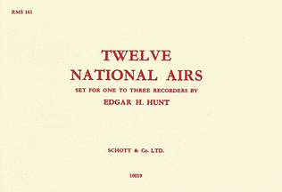 Book cover for 12 National Airs