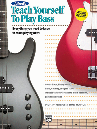 Book cover for Alfred's Teach Yourself to Play Bass
