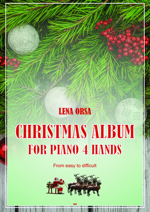 Book cover for Christmas Album for Piano Four Hands