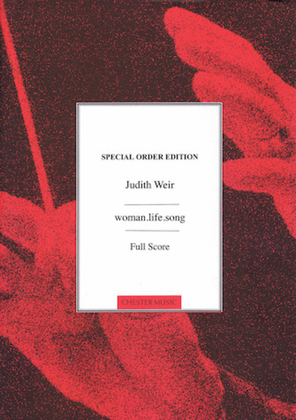 Book cover for Woman.life.song (full Score)