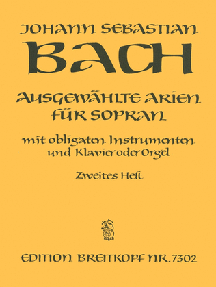 Book cover for Selected Arias for Soprano