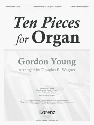 Book cover for Ten Pieces for Organ