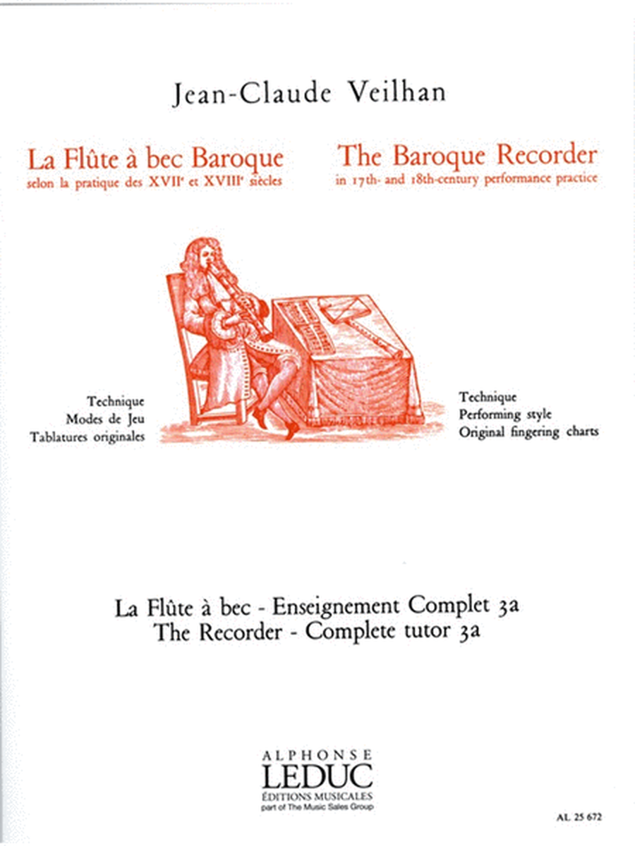 La Flute A Bec Vol.3 (recorder Solo)