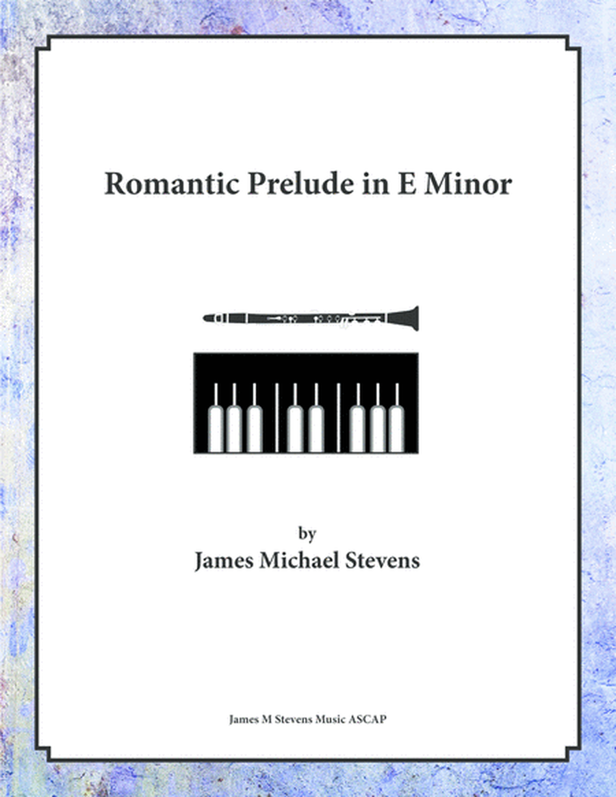 Romantic Prelude in E Minor - Clarinet & Piano image number null