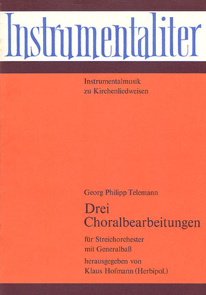 Book cover for Drei Choralbearbeitungen