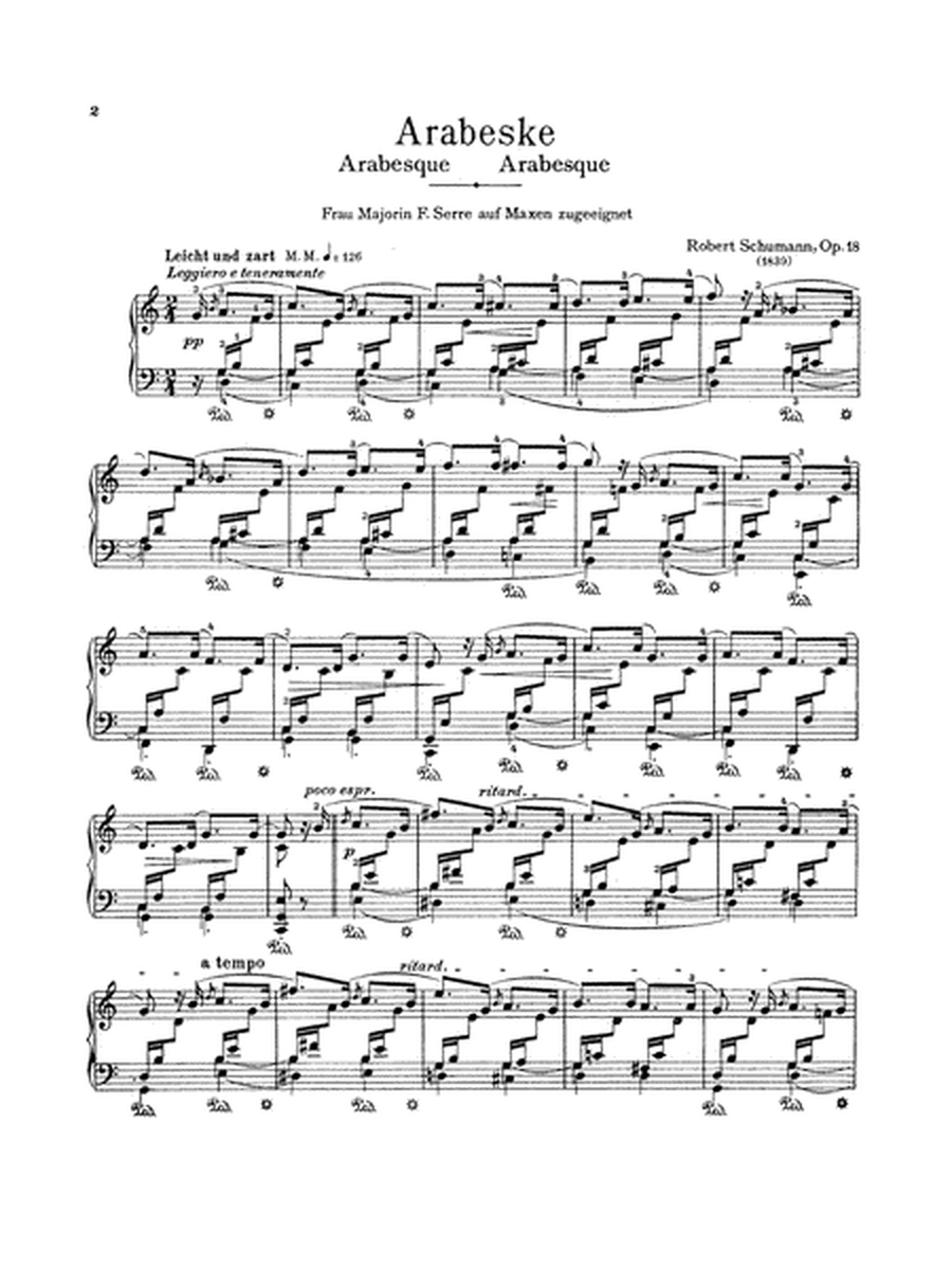 Arabesque, Op. 18