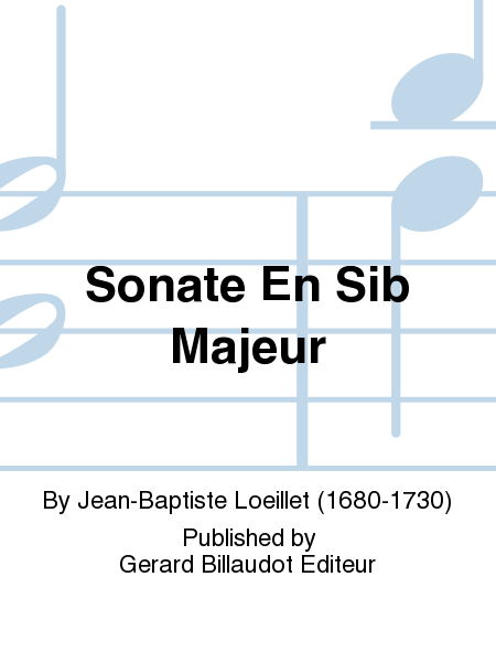 Sonate in B Flat