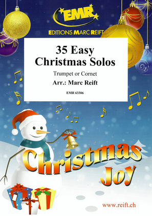 Book cover for 35 Easy Christmas Solos