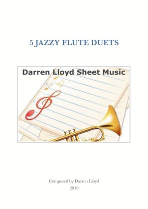 Book cover for Flute duets - 5 jazzy